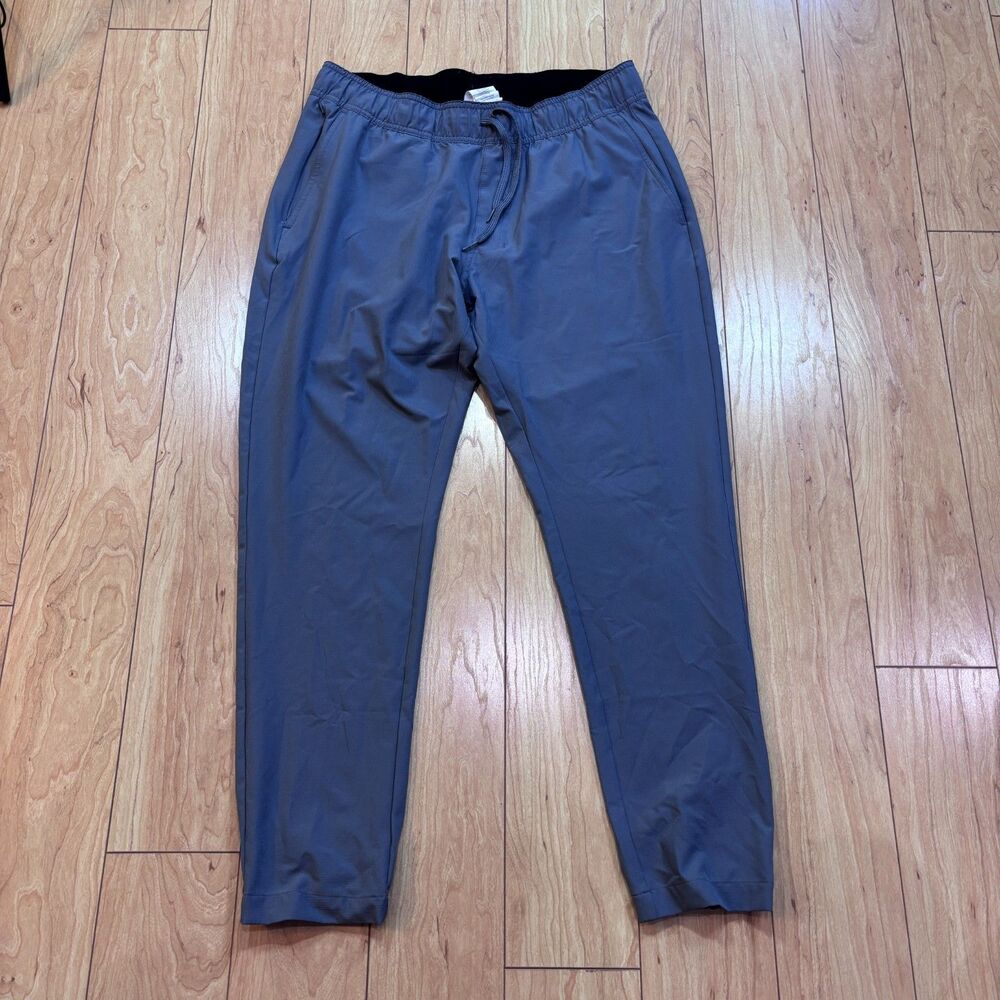 Travis Mathew Open to Close Jogger Pants Gray Stretch Athletic Men's Sz L 1MU430
